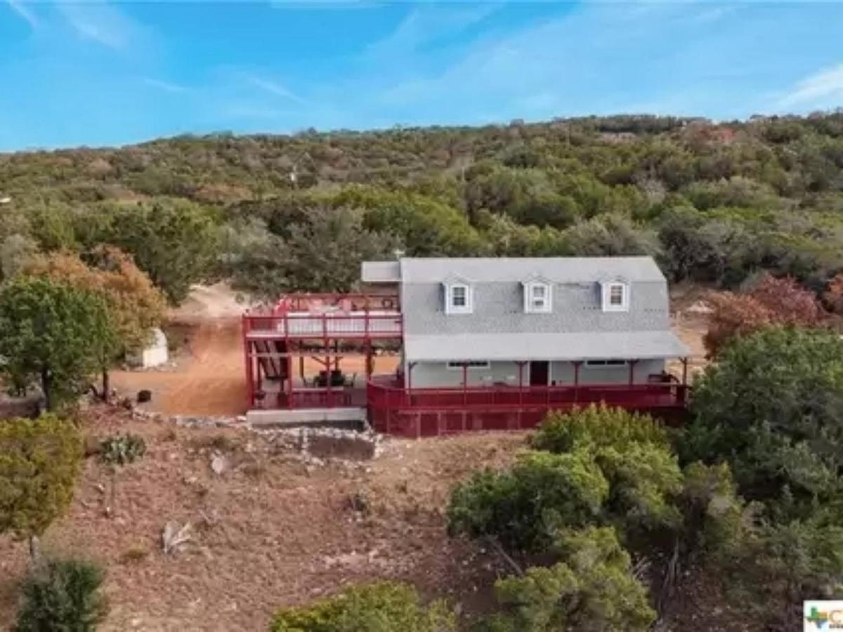 Entire 2Br 2Ba Hilltop View Home Sleeps 7 Pets 4 Acres Jacuzzi Central Ac Kingbeds Free Wifi-Parking Kitchen Washerdryer Starry Terrace Two Sunset Dining Patios Grill Stovetop Oven Fridge Onsitewoodedhiking Wildlife Coveredpatio4Pets & Birds Singing! Marble Falls Exteriör bild